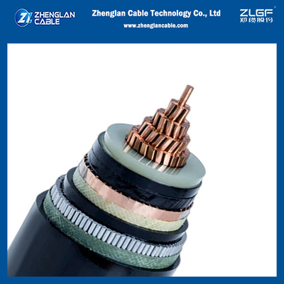 30KV मीडियम वोल्टेज पॉवर केबल XLPE/PVC इंसुलेशन SWA/STP armour1x25mm2 सिंगल कोर MV कॉपर