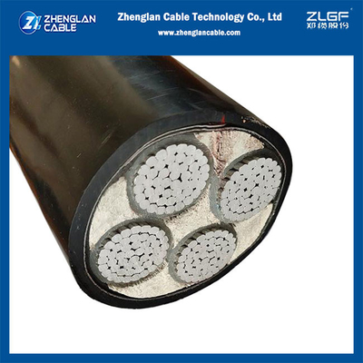 4Cx70mm2 Xlpe इंसुलेटेड पावर केबल मल्टीकोर एल्युमिनियम कोर लो वोल्टेज 630mm2