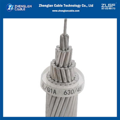 एसी कंडक्टर 35/6.2mm2 एल्यूमीनियम कंडक्टर स्टील प्रबलित Gost 839