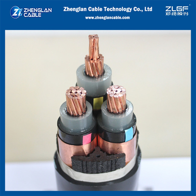 एमवी भूमिगत केबल N2XSY 6/10KV 3x70mm2 CU/SC/XLPE/SC/CTS/PE IEC60502-2