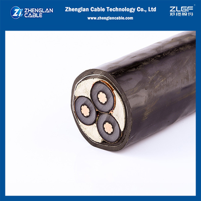 एमवी भूमिगत केबल 18/30KV 3x120mm2 CU/SC/XLPE/SC/CWS+CTS/PE IEC60502-2