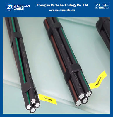 विद्युत संचरण के लिए चरण परिपत्र स्ट्रैंड गोल संकुचित एल्यूमीनियम ऊपरी केबल