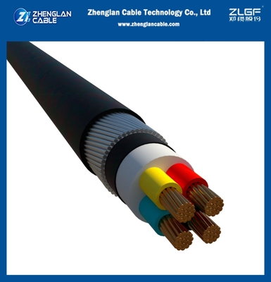 0.6/1kv LV कम वोल्टेज SWA बख्तरबंद भूमिगत केबल 4x95mm2 CU/XLPE/PVC/SWA/PVC IEC60520-1