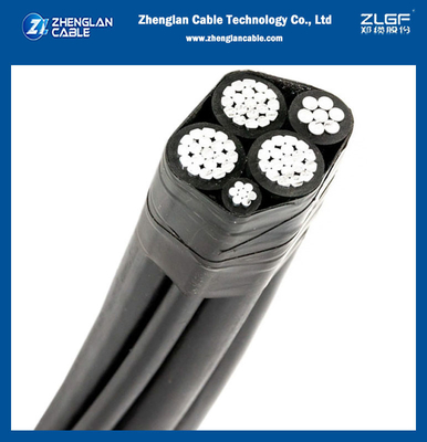 AL/XLPE इन्सुलेशन लो वोल्टेज एरियल बंडल कंडक्टर ABC केबल 3x25 54.6 16mm2 NFC 33-209 B2B खरीद के लिए