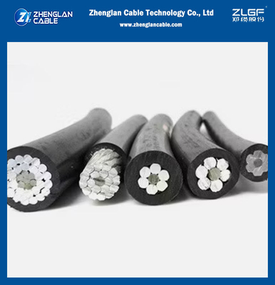 0.6/1kv ओवरहेड आइसोलेटेड केबल AAC/XLPE+AAAC/XLPE निम्न मध्यम वोल्टेज घुमावदार एरियल ओवरहेड ABC केबल