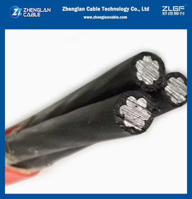 0.6~1kV कम वोल्टेज XPLE अछूता एरियल बंडल केबल 3x25MM2 आईईसी 60502