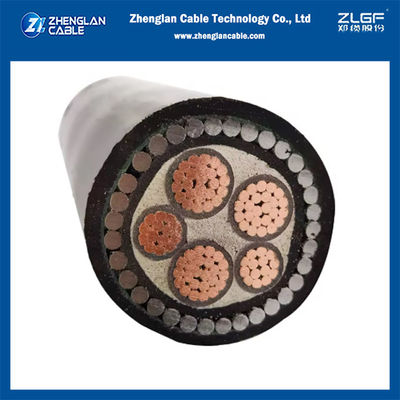0.6/1kv XLPE अछूता SWA बख्तरबंद केबल 3+2कोर Cu/xlpe/pvc/swa/pvc 3x25+2x16mm2 IEC60502-1 / IEC60228