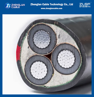 11kv 15kv 20kv 33kv 35kv मध्यम वोल्टेज पावर केबल 3 कोर कॉपर एल्यूमीनियम कंडक्टर XLPE अछूता बख्तरबंद LSZH इलेक्ट्रिक केबल XLPE केबल