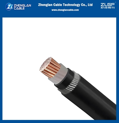 कम वोल्टेज पावर केबल एल्यूमीनियम तार कवच CU/XLPE/PVC/AWA/PVC 0.6/1KV 1x300mm2 IEC60502-1