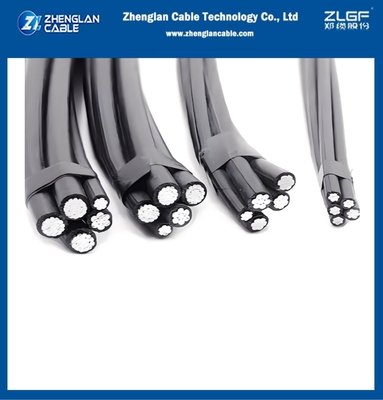 ABC LV 0.6/1kv 3x25+16+25mm2 एल्यूमीनियम कंडक्टर / एल्यूमीनियम मिश्र धातु कंडक्टर +xlpe इन्सुलेशनIEC60502-1