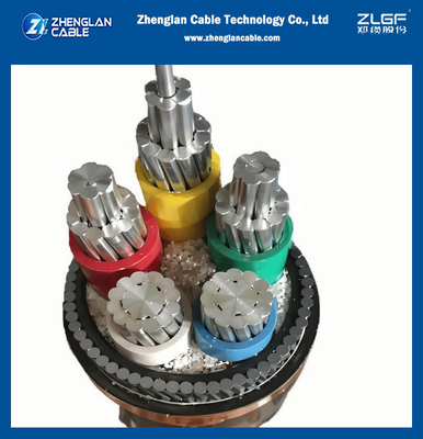NA2XRY YJLV32 0.6/1KV LV CU/AL XLPE इन्सुलेशन SWA PVC शीथ 3 कोर 95mm2 पावर केबल