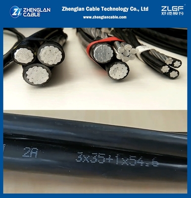 AAAC ओवरहेड इंसुलेटेड केबल 0.6/1kV XLPE PE PVC प्रमाणित CCC CE ISO