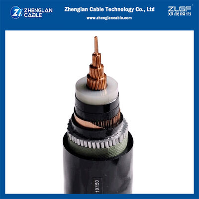 12/20KV कॉपर कोर XLPE अछूता AWA बख्तरबंद प्रत्यक्ष दफन के लिए मध्यम वोल्टेज पावर केबल