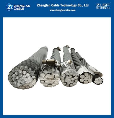 वृत्ताकार फंसे हुए एल्यूमीनियम मिश्र धातु कंडक्टर तार BS EN 50182 प्रमाणित, ओवरहेड पावर लाइन सिस्टम में उपयोग के लिए आदर्श