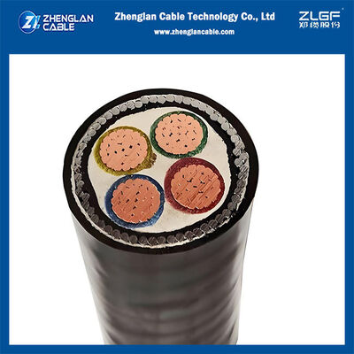 0.6/1KV SWA armored power cable 4x16mm2 cu/pvc/pvc/swa/pvc IEC60502-1 PVC insulated SWA armored copper cable
