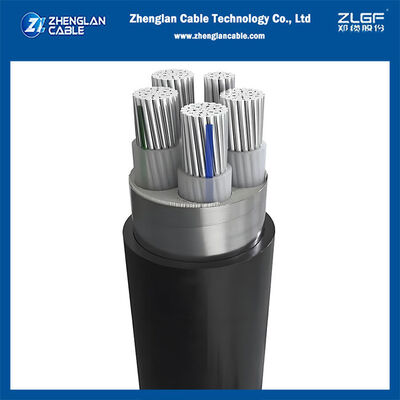 1KV 4x50+25mm2 STA बख्तरबंद एल्यूमीनियम केबल XLPE इंसुलेटेड पीवीसी शीटेड IEC60502-1