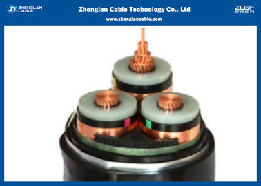 बख़्तरबंद MV पावर केबल्स 12 / 20KV पावर केबल (3Cores) XL CU / XLPE / STA / NYRGBY / NYB2Y / N2XBY / NYBY 12