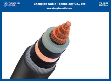लौ Retardant भूमिगत कॉपर केबल 30kv 1Cx240sqmm Cu / Xlpe / Cts / Pvc / Awa / Pvc