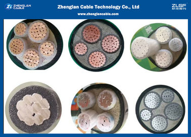 0.6 / 1kV CU / AL LV केबल, 3 कोर आर्मर्ड पावर केबल CU AL / CU / N2XB2Y) नाममात्र खंड 3 * 25 ~ 3 * 400mm CU