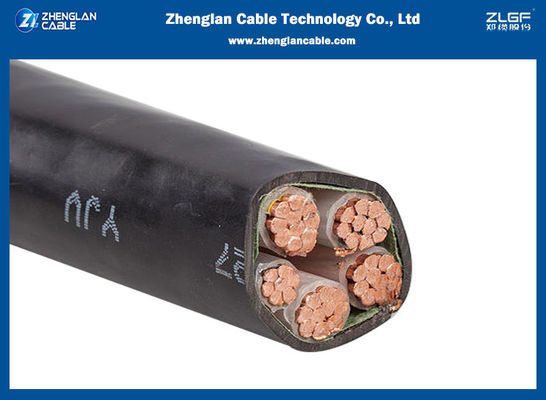 Cu Xlpe Pvc 4x70 1x35sqmm 1kv अनारक्षित विद्युत केबल