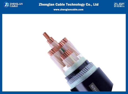 1kv CU / XLPE / PVC / SWA / PVC लो वोल्टेज वोल्टेज केबल 4x25sqmm IEC60502-1