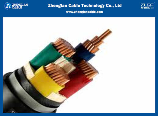 4x10smmmm SWA 4 कोर आर्मर्ड केबल CU / XLPE / PVC / SWA / PVC ISO 9001 2015
