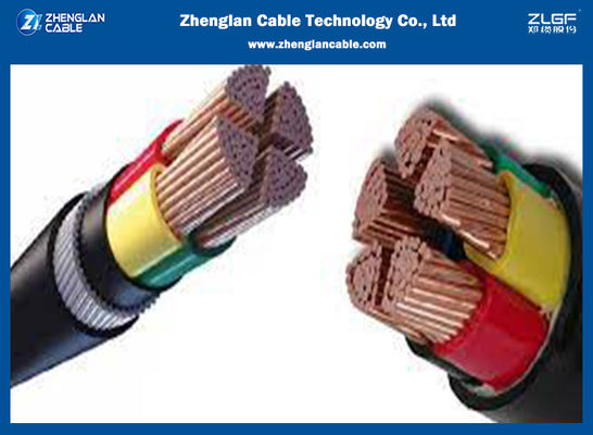 0.6 / 1KV CU / XLPE / PVC / SWA / PVC लो वोल्टेज वोल्टेज केबल 4x70sqmm आईएसओ 9001: 2015