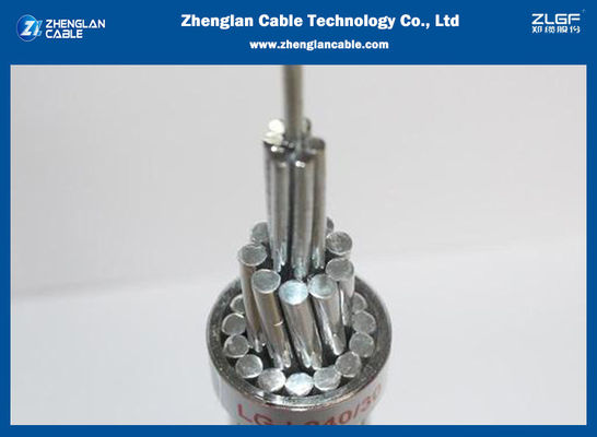 नंगे ACSR कंडक्टर वायर 210/35 वर्गमीटर (AL-26 / 3.2mm St-7 / 2.49mm) EN50182