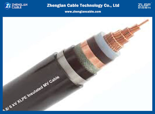 मोनोकॉकटर 15 KV 100% SWA / STA / XLPE इंसुलेटेड पावर केबल 1x50sqmm IEC60502-2