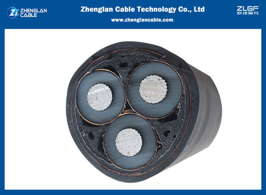 NA2XY 8.7/15kv एल्युमिनियम एमवी पावर केबल 3x240sqmm IEC60502-2