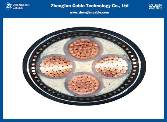 0.6/1KV 4 कोर लो वोल्टेज XLPE पीवीसी केबल CU/XLPE/PVC 4x50sqmm IEC60502-1